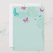 INVITATIONS DE L'ÉVÉNEMENT SPÉCIAL :: papillons 5P (Dos)