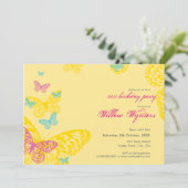 INVITATIONS DE L'ÉVÉNEMENT SPÉCIAL :: papillons 6L (Debout devant)