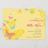 INVITATIONS DE L'ÉVÉNEMENT SPÉCIAL :: papillons 6L (Devant / Derrière)