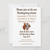 Invitations de l'Humour de Thanksgiving "Spectickl (Dos)