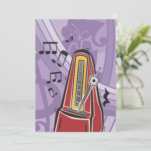 Invitations de librairie de musique (Debout devant)