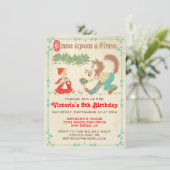 Invitations de Little Red Riding Hood (Debout devant)