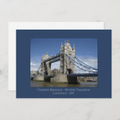 Invitations de Londres, Angleterre (Devant / Derrière)