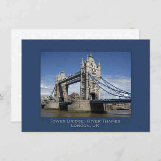 Invitations de Londres, Angleterre (Devant / Derrière)