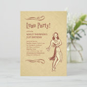 Invitations de Luau (Debout devant)