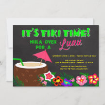 Invitations de Luau, Invitations hawaïennes