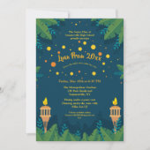 Invitations de Luau Prom (Devant)