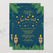 Invitations de Luau Prom (Devant / Derrière)
