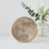 Invitations de lune Cartes RSVP de Pleine lune per (Debout devant)