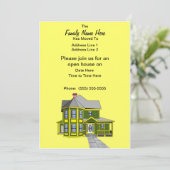 Invitations de maison/de maison ouverte personnali (Debout devant)