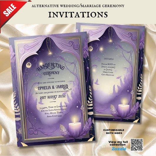 INVITATIONS DE MANIPULATION PURPLE GOLD ETHEREAL