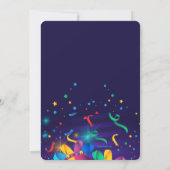 Invitations de Mardi Gras Masques (Dos)