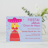 Invitations de margarita de Cinco De Mayo (Debout devant)