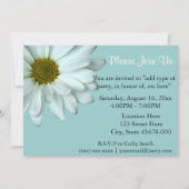 Invitations de marguerite blanche (Devant)