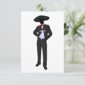 Invitations de mariachi de silhouette (Debout devant)