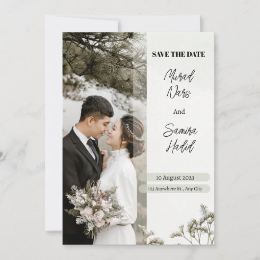 Invitations de mariage (Devant)