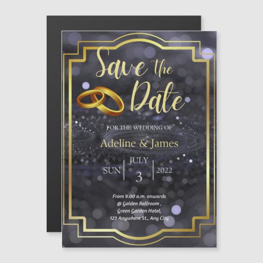 invitations de mariage (Devant / Derrière)