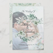 Invitations de mariage (Devant / Derrière)