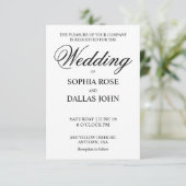 Invitations de mariage (Debout devant)