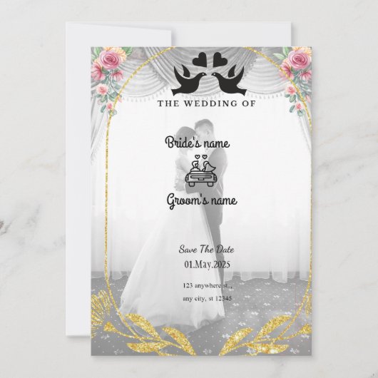 invitations de mariage (Devant)