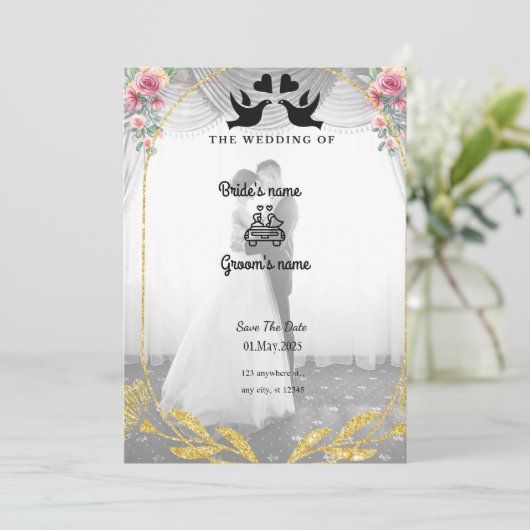 invitations de mariage (Debout devant)