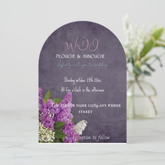 Invitations de mariage (Debout devant)