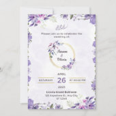 Invitations de mariage (Devant)