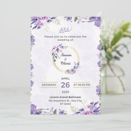 Invitations de mariage (Debout devant)