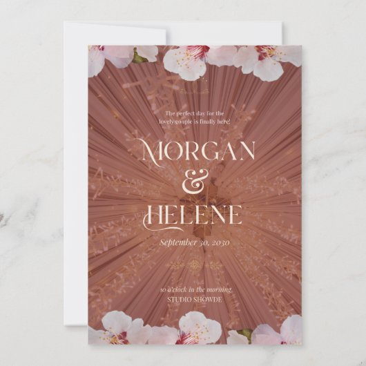 Invitations de mariage (Dos)