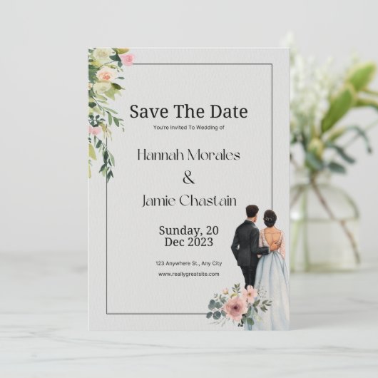 Invitations de mariage (Debout devant)