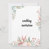 invitations de mariage (Dos)