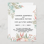 invitations de mariage (Devant / Derrière)