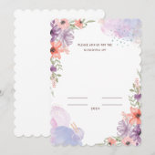 Invitations de mariage (Devant / Derrière)