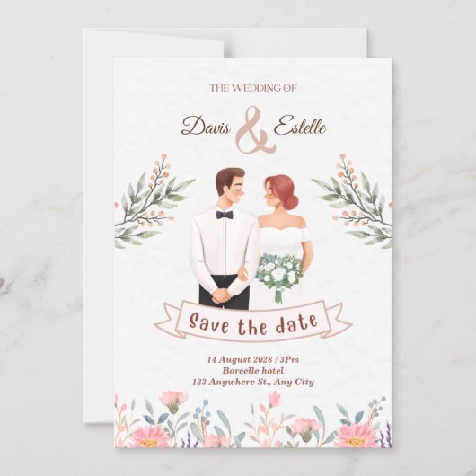 invitations de mariage (Recto)