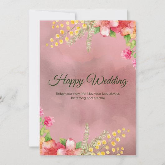 invitations de mariage (Dos)