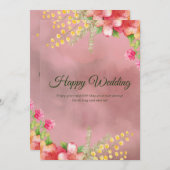 invitations de mariage (Devant / Derrière)