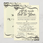 invitations de mariage (Devant / Derrière)