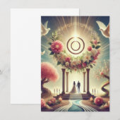 invitations de mariage (Devant / Derrière)