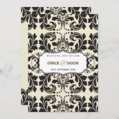 INVITATIONS DE MARIAGE : : 6P intuitif (Devant / Derrière)