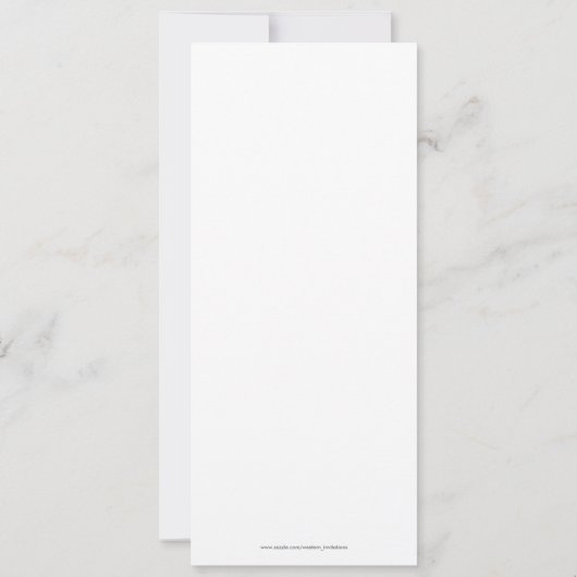 Invitations de mariage à étoile unique Maroon Texa (Dos)