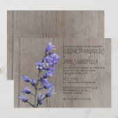 Invitations de mariage à Hyacinth en Russie (Devant / Derrière)
