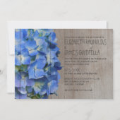 Invitations de mariage à Hydrangea (Devant)