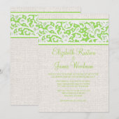 Invitations de mariage à la cime en Russie (Devant / Derrière)