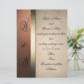 Invitations de mariage à la mode et élégant (Debout devant)