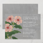 Invitations de mariage à la périphérie (Devant / Derrière)