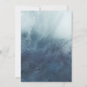 Invitations de mariage à l'aquarelle de la marine (Dos)