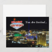 Invitations de mariage à Las Vegas (Devant / Derrière)