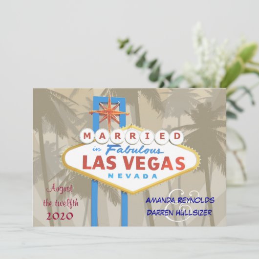 Invitations de mariage à Las Vegas (Debout devant)
