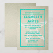 Invitations de mariage à l'étoile de mer russe (Devant / Derrière)