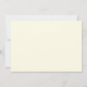 Invitations de mariage à l'extérieur du Willow tre (Dos)